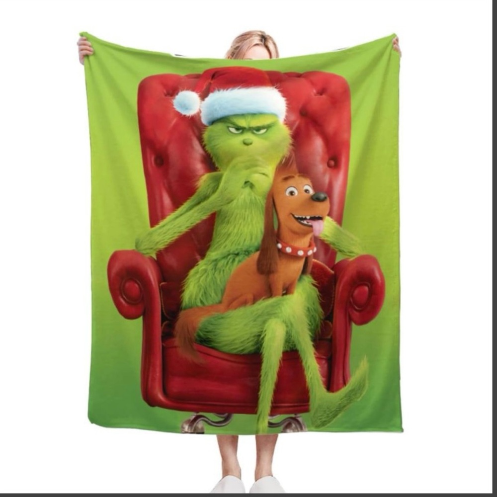 Grinch blanket